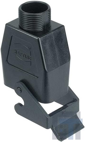 19120080729 Сверхмощные разъемы питания CABLE TO CABLE HOOD BLK 1 LVR LCKING