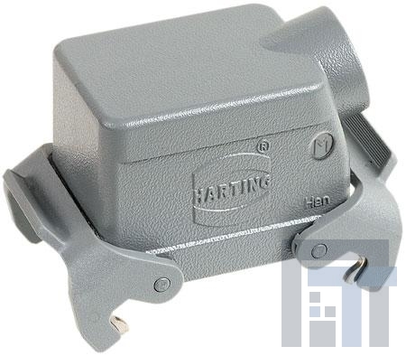 19200321531 Сверхмощные разъемы питания METAL HOOD HAN 32A 2 LEVER LCK