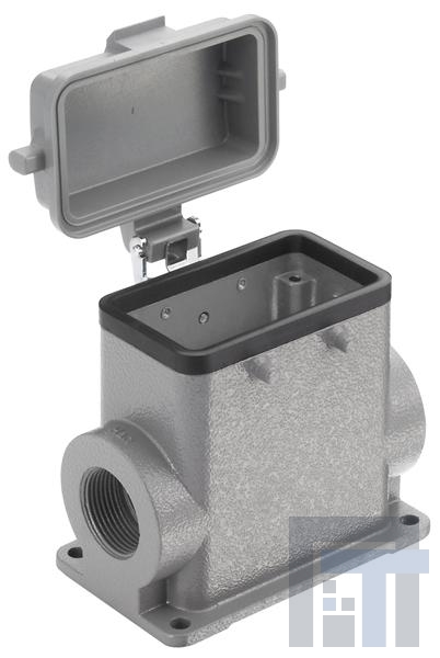 19300100266 Сверхмощные разъемы питания SURFACE MOUNTING HSG HAN 10B 2 SIDE ENTRY