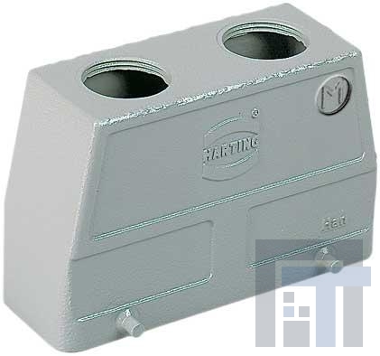 19300100465 Сверхмощные разъемы питания METAL HOOD HAN 10B 2 LVR LCKING