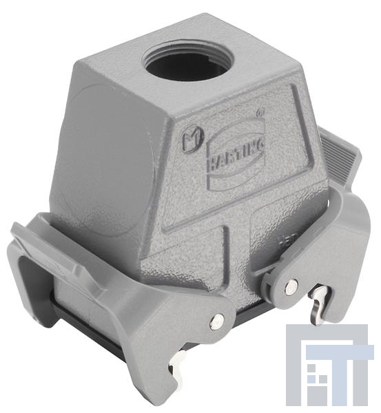 19300100736 Сверхмощные разъемы питания CABLE TO CABLE HOOD HAN 10B 2 LVR LCKING