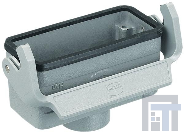 19300161752 Сверхмощные разъемы питания CABLE TO CABLE HOOD HAN 16B 1 LVR LCKING