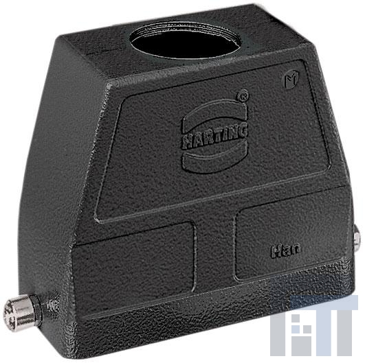 19370100427 Сверхмощные разъемы питания METAL HOOD HAN 10B 2 LVR LCKING