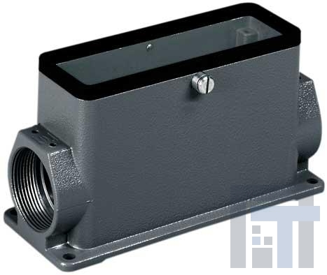 19370160282 Сверхмощные разъемы питания SURFACE MOUNTING HSG HAN 16B 2 SIDE ENTRY