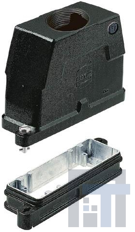 19400160411 Сверхмощные разъемы питания METAL HOOD HAN 16B SCRW LCKING