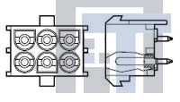 194002-2 Сверхмощные разъемы питания SKT ASSY.