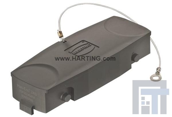 19410245404 Сверхмощные разъемы питания HAN-ECO 24B PROTEC COVER W/ CABLE LUG