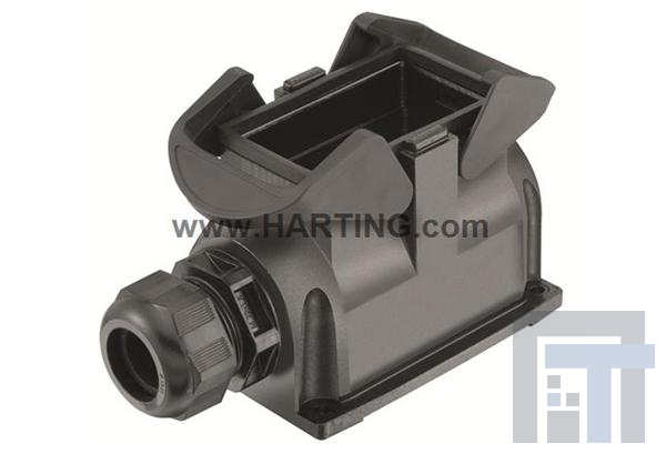 19411100232 Сверхмощные разъемы питания HAN-ECO 10B SURFACE MOUNT HOUSING 1x M32