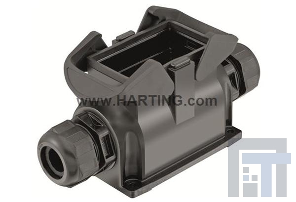 19411100272 Сверхмощные разъемы питания HAN-ECO 10B SURFACE MOUNT HOUSING 2x M32