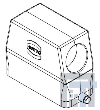19443100547 Сверхмощные разъемы питания TOP ENTRY M32 HOOD STAINLESS STEEL