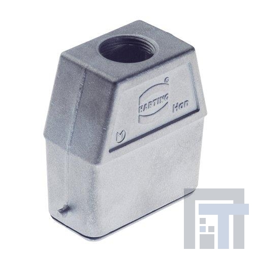 19620150446 Сверхмощные разъемы питания METAL HOOD HAN 10A 1 LVR LCKING