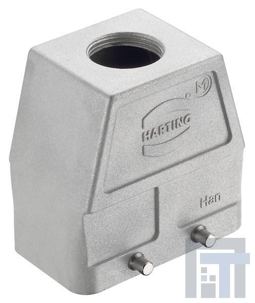 19628101421 Сверхмощные разъемы питания METAL HOOD HAN 10B 2 LVR LCKING