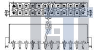 2-1775099-8 Электропитание платы 24P ATX PWR CONN 2 BDLK