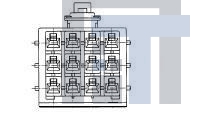 2005255-1 Электропитание платы PDL 12P PLUG 3.96 T/R(GWT) NAT