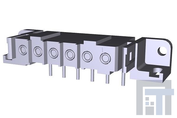 207610-7 Электропитание платы SKT HDR ASSY 6P