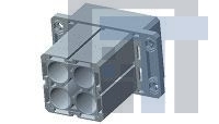 2134057-1 Сверхмощные разъемы питания 4P 16.0MM PITCH PIN HSG ASSY PNL MNT