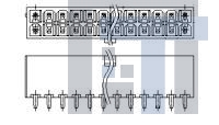 4-1775099-8 Электропитание платы ATX PWR CONN 24 POS