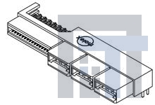 45984-6111 Сверхмощные разъемы питания LPH Rcpt Assy RtAn 0 An 06 Pwr 12 Sig Std