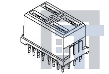 46079-1000 Сверхмощные разъемы питания Multipath 4 Position on Vert Power Recept