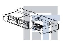 46114-4120 Сверхмощные разъемы питания LPH VERT. ASSY W GUI W GUIDES 4PX12S CKT