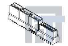 46114-6121 Сверхмощные разъемы питания LPH VERT. ASSY NO GU NO GUIDES 6PX12S CKT