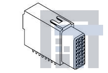 46225-5024 Сверхмощные разъемы питания 24ckt RA SIGNAL RECE PTACLE PWR DOCK SR.