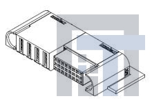 46436-3002 Сверхмощные разъемы питания TEN60 RA RECPT ASSY