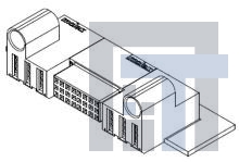 46436-3008 Сверхмощные разъемы питания TEN60 RA RECPT ASSY