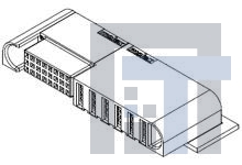 46436-3009 Сверхмощные разъемы питания TEN60 RA RECPT ASSY