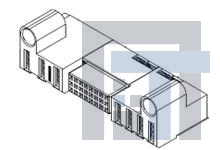 46436-3012 Сверхмощные разъемы питания TEN60 RA RECPT ASSY