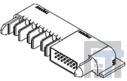 46437-1003 Электропитание платы TEN60, R/A plug, 6DC-24S