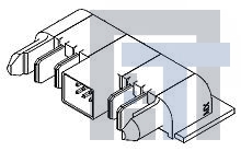 46437-1077 Сверхмощные разъемы питания TEN60 RA PLUG ASSY 2P-12S-2P