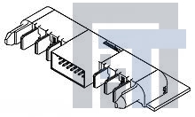 46437-1117 Сверхмощные разъемы питания TEN60 RA PLUG ASSY 3AC-24S-3AC