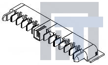 46437-1190 Электропитание платы TEN60, R/A PLUG ASSY 5AC-15S-7AC