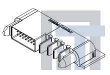 46437-3002 Сверхмощные разъемы питания TEN60 RA PLUG ASSY