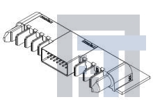 46437-3010 Сверхмощные разъемы питания TEN60 RA PLUG ASSY