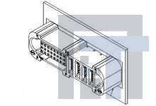 46562-3001 Электропитание платы TEN60 PRESS-FIT VERTICAL RECPT ASSY