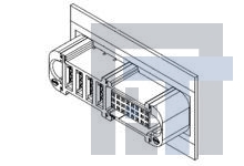 46562-3002 Электропитание платы TEN60 PRESS-FIT VERTICAL RECPT ASSY