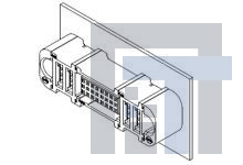 46562-3003 Электропитание платы TEN60 PRESS-FIT VERTICAL RECPT ASSY