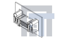 46562-3004 Электропитание платы TEN60 PRESS-FIT V ERTICAL RECPT ASSY