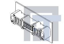 46562-3007 Электропитание платы TEN60 PRESS-FIT VERTICAL RECPT ASSY