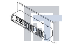 46562-3009 Электропитание платы TEN60 PRESS-FIT VERTICAL RECPT ASSY