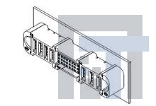 46562-3011 Электропитание платы TEN60 PRESS-FIT VERTICAL RECPT ASSY