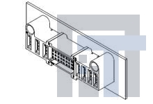 46562-3012 Электропитание платы TEN60 PRESS-FIT VERTICAL RECPT ASSY