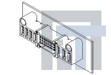 46562-3013 Электропитание платы TEN60 PRESS-FIT VERTICAL RECPT ASSY