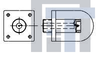 5-850911-1 Сверхмощные разъемы питания LGH-3 BULKHEAD REC