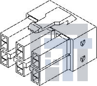 51142-0200 Электропитание платы 6.5 W/B REC HSG 6.5 W/B REC HSG