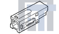 53894-2 Электропитание платы HOUSING ASSY BLACK 18-12 AWG