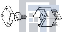 55557-4 Сверхмощные разъемы питания 10 PWR TAP ASSY .100