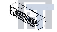 6600310-7 Электропитание платы 2P 16S MBXL VERT HDR